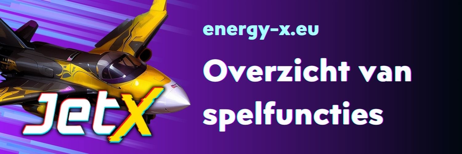 JetX: Overzicht van spelfuncties.