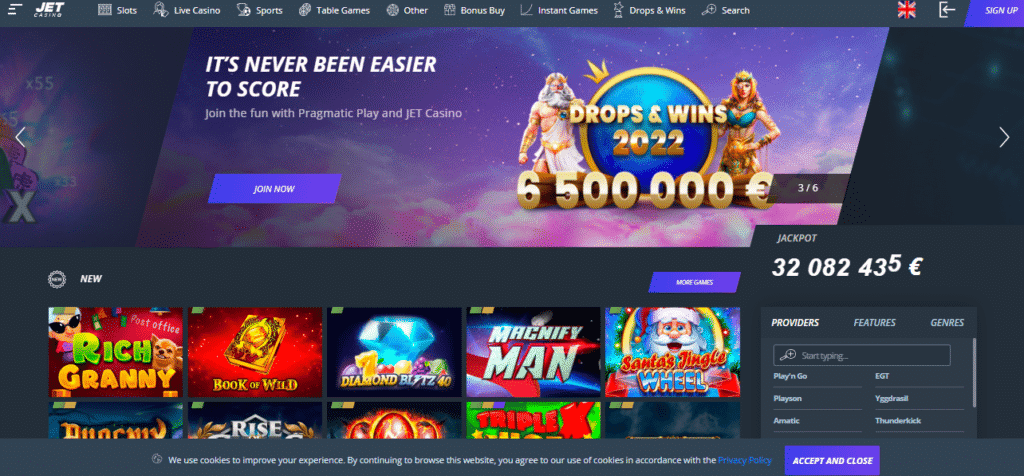 Jet Online Casino